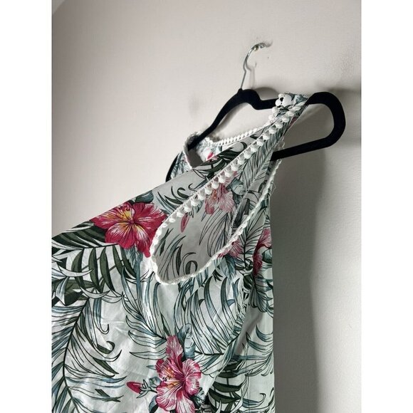 Solitaire Swim Women's Floral Beach Cover Up Dress Pullover Size Small N… - Picture 6 of 16